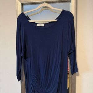 Women's Navy Blue Top